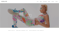 Desktop Screenshot of goolifeclothing.com